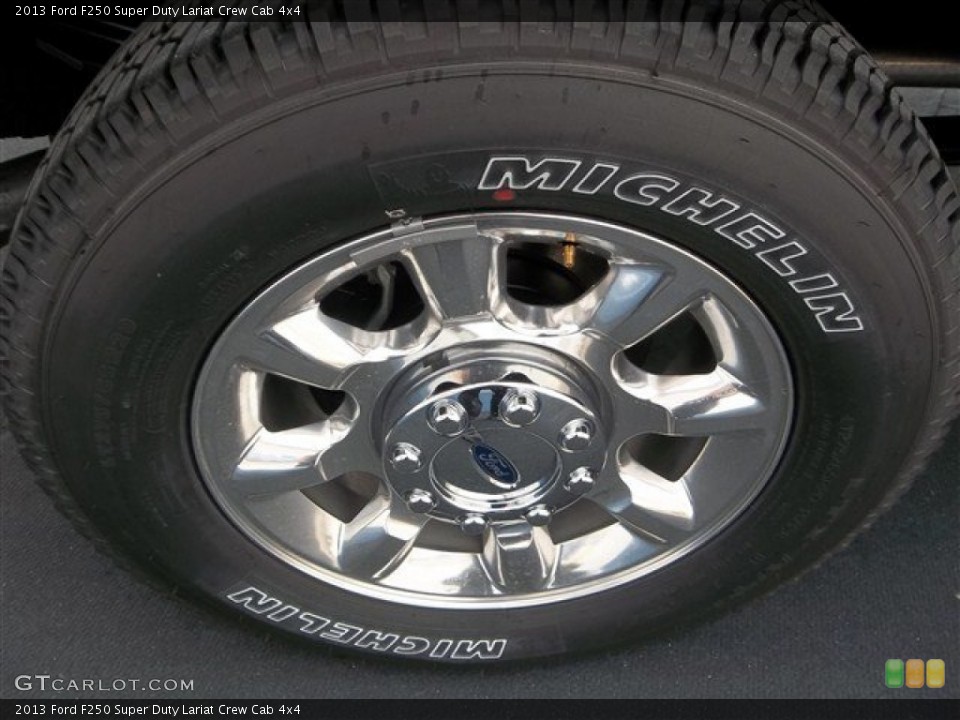 2013 Ford F250 Super Duty Lariat Crew Cab 4x4 Wheel and Tire Photo #80122491