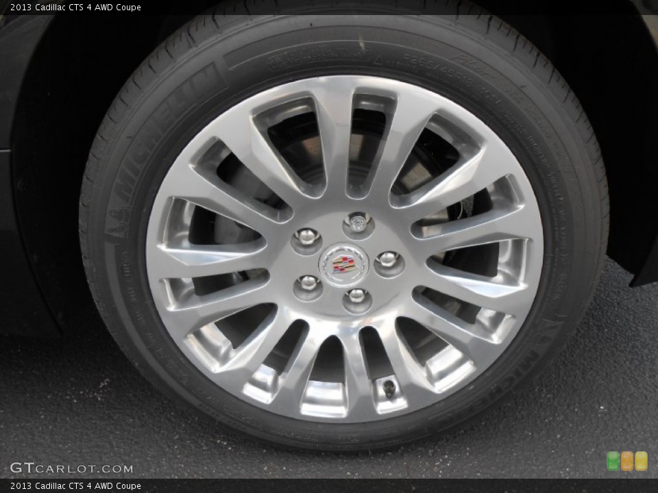 2013 Cadillac CTS 4 AWD Coupe Wheel and Tire Photo #80123037