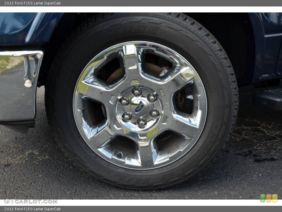 2013 Ford F150 Lariat SuperCab Wheel and Tire Photo #80125068