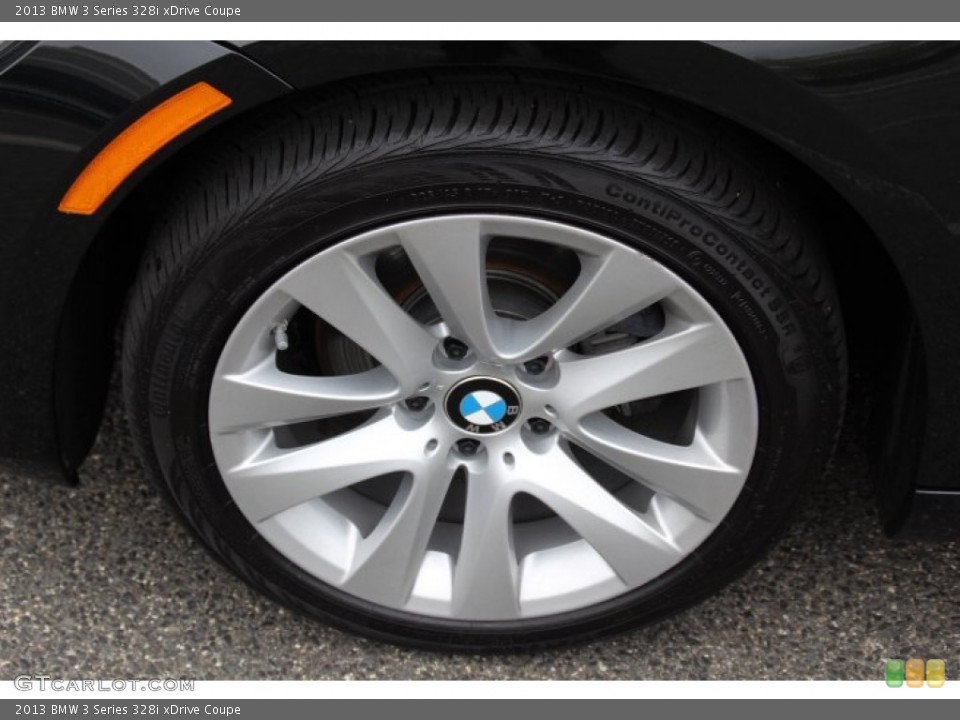 2013 BMW 3 Series 328i xDrive Coupe Wheel and Tire Photo #80125465