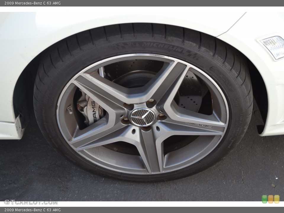 2009 Mercedes-Benz C 63 AMG Wheel and Tire Photo #80133479