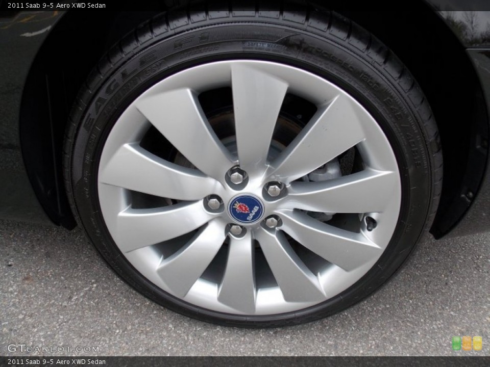 2011 Saab 9-5 Aero XWD Sedan Wheel and Tire Photo #80133940