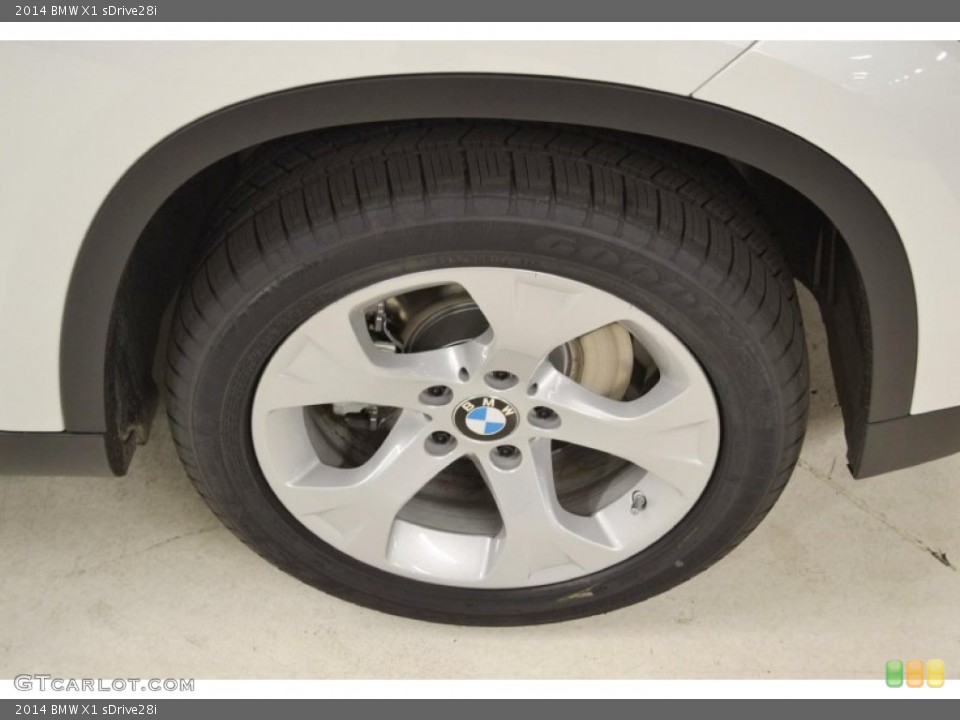 2014 BMW X1 sDrive28i Wheel and Tire Photo #80135091
