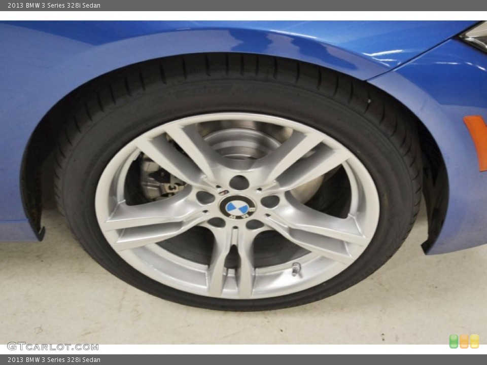 2013 BMW 3 Series 328i Sedan Wheel and Tire Photo #80137380