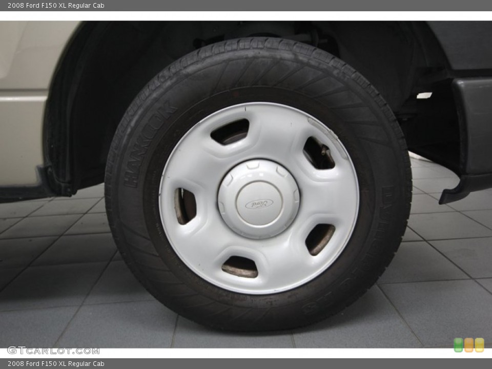 2008 Ford F150 XL Regular Cab Wheel and Tire Photo #80138409