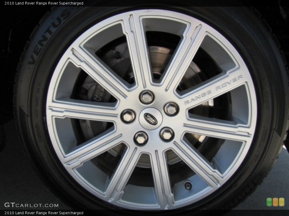2010 Land Rover Range Rover Supercharged Wheel and Tire Photo #80140975
