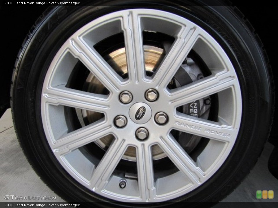 2010 Land Rover Range Rover Supercharged Wheel and Tire Photo #80141013