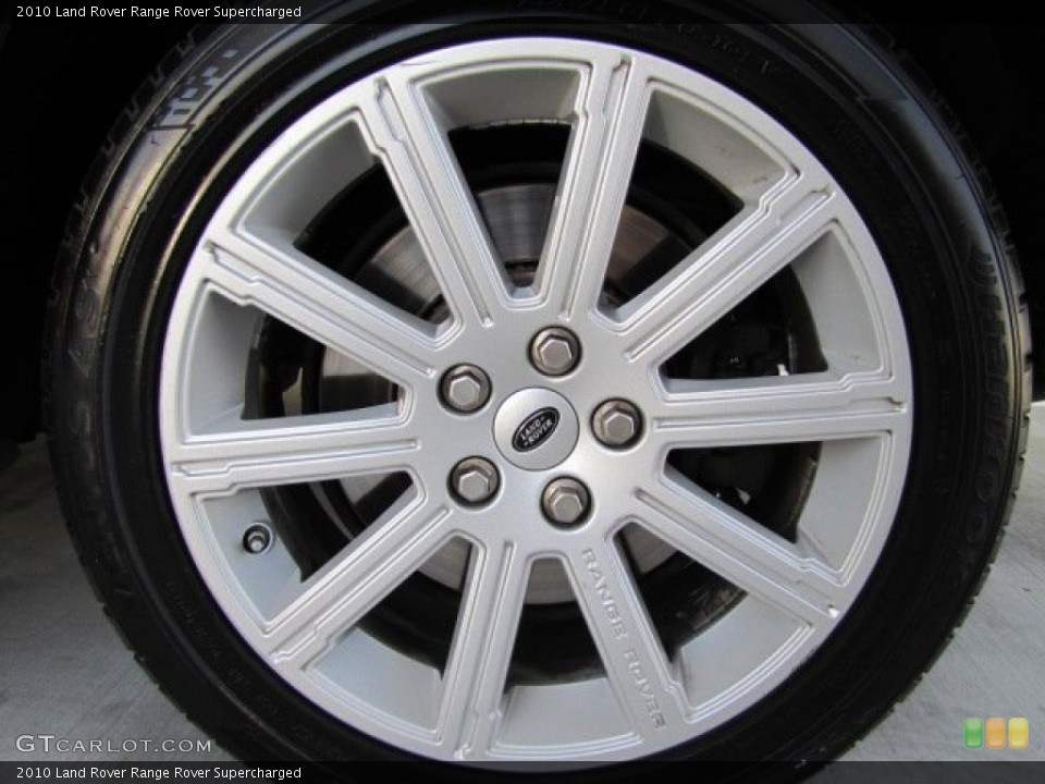 2010 Land Rover Range Rover Supercharged Wheel and Tire Photo #80141031