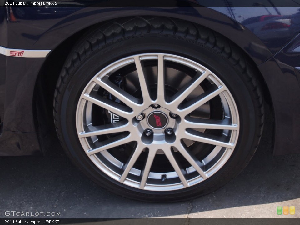 2011 Subaru Impreza WRX STi Wheel and Tire Photo #80141238