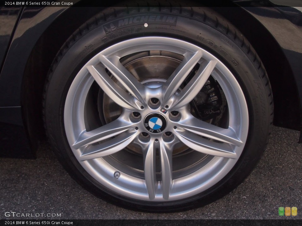 2014 BMW 6 Series 650i Gran Coupe Wheel and Tire Photo #80143782
