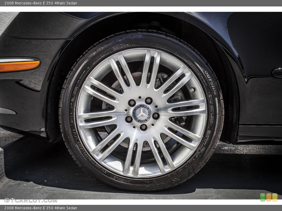 2008 Mercedes-Benz E 350 4Matic Sedan Wheel and Tire Photo #80145294