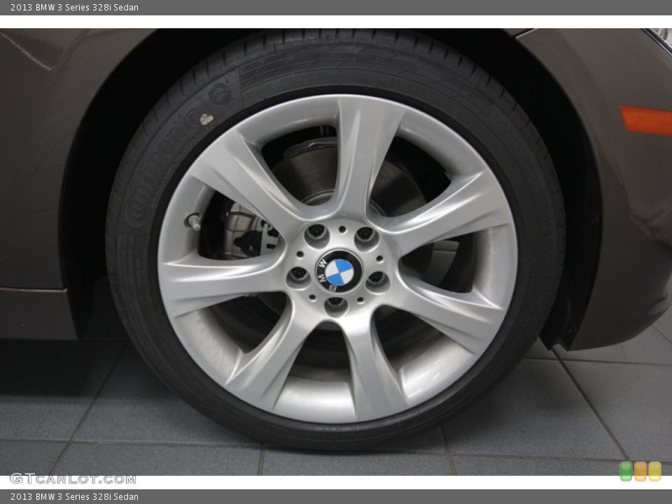 2013 BMW 3 Series 328i Sedan Wheel and Tire Photo #80146349