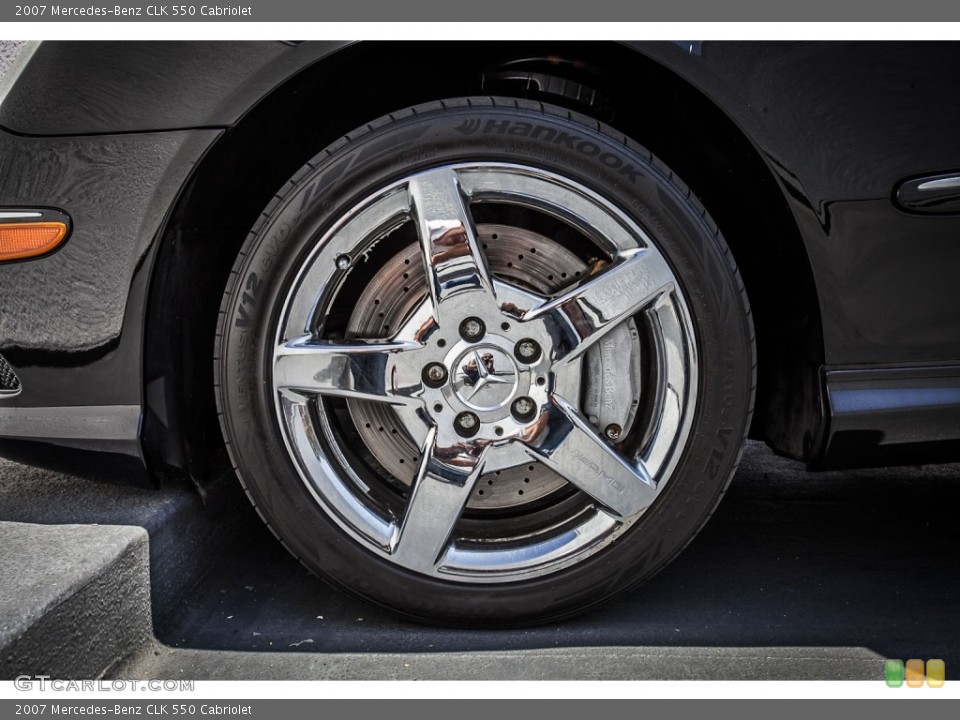 2007 Mercedes-Benz CLK 550 Cabriolet Wheel and Tire Photo #80148072