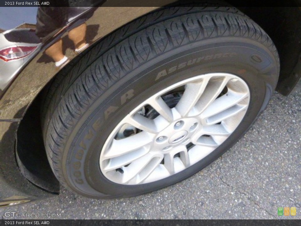 2013 Ford Flex SEL AWD Wheel and Tire Photo #80148816