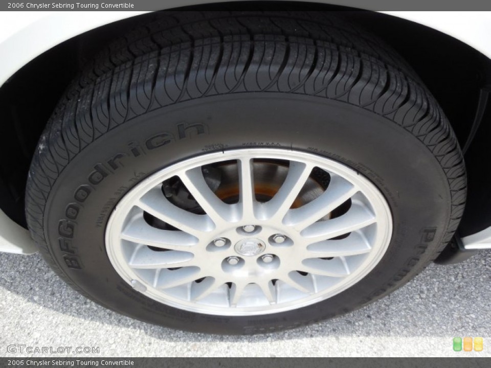 2006 Chrysler Sebring Touring Convertible Wheel and Tire Photo #80148817