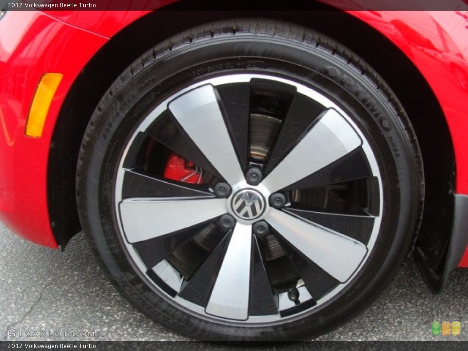 2012 Volkswagen Beetle Turbo Wheel and Tire Photo #80149722