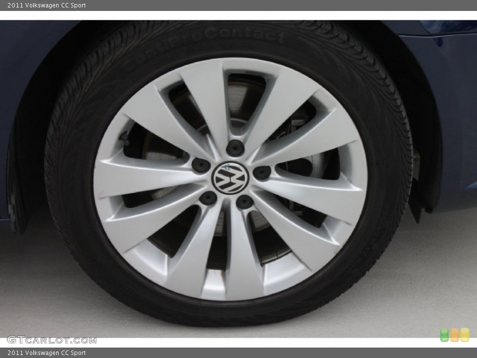 2011 Volkswagen CC Sport Wheel and Tire Photo #80153867