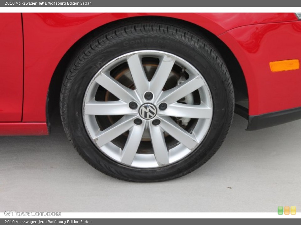 2010 Volkswagen Jetta Wolfsburg Edition Sedan Wheel and Tire Photo #80154783