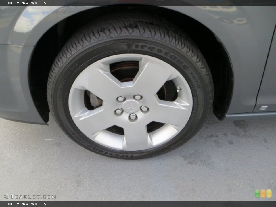 2008 Saturn Aura XE 3.5 Wheel and Tire Photo #80155488