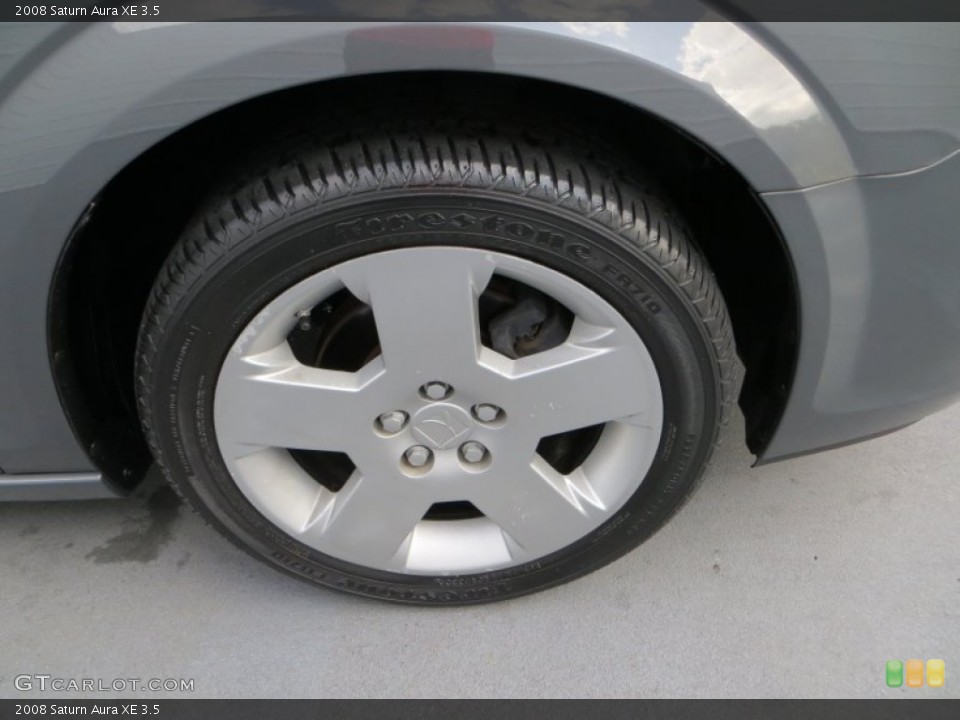 2008 Saturn Aura XE 3.5 Wheel and Tire Photo #80155552