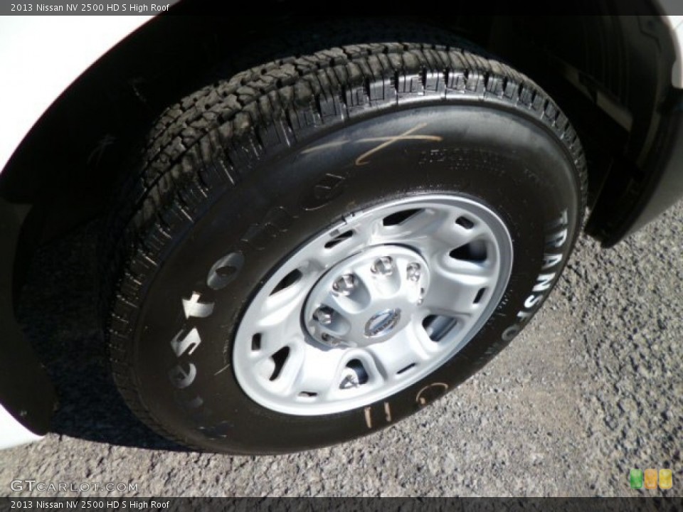 2013 Nissan NV 2500 HD S High Roof Wheel and Tire Photo #80156502