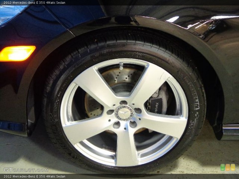 2012 Mercedes-Benz E 350 4Matic Sedan Wheel and Tire Photo #80161743