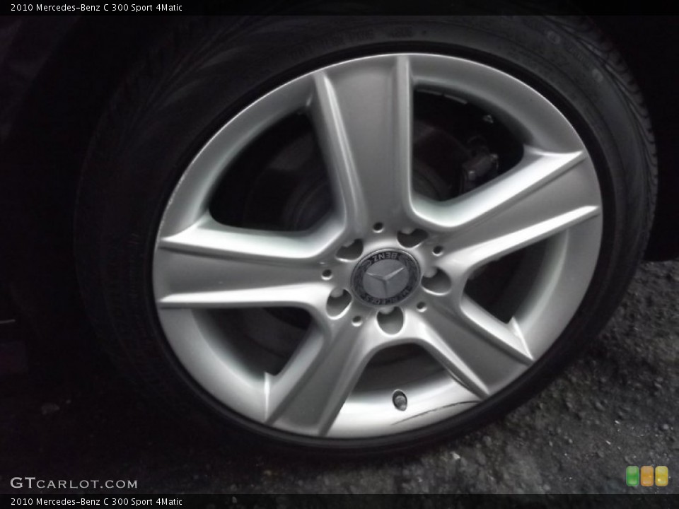 2010 Mercedes-Benz C 300 Sport 4Matic Wheel and Tire Photo #80164549