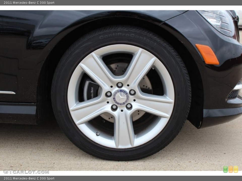 2011 Mercedes-Benz C 300 Sport Wheel and Tire Photo #80171029