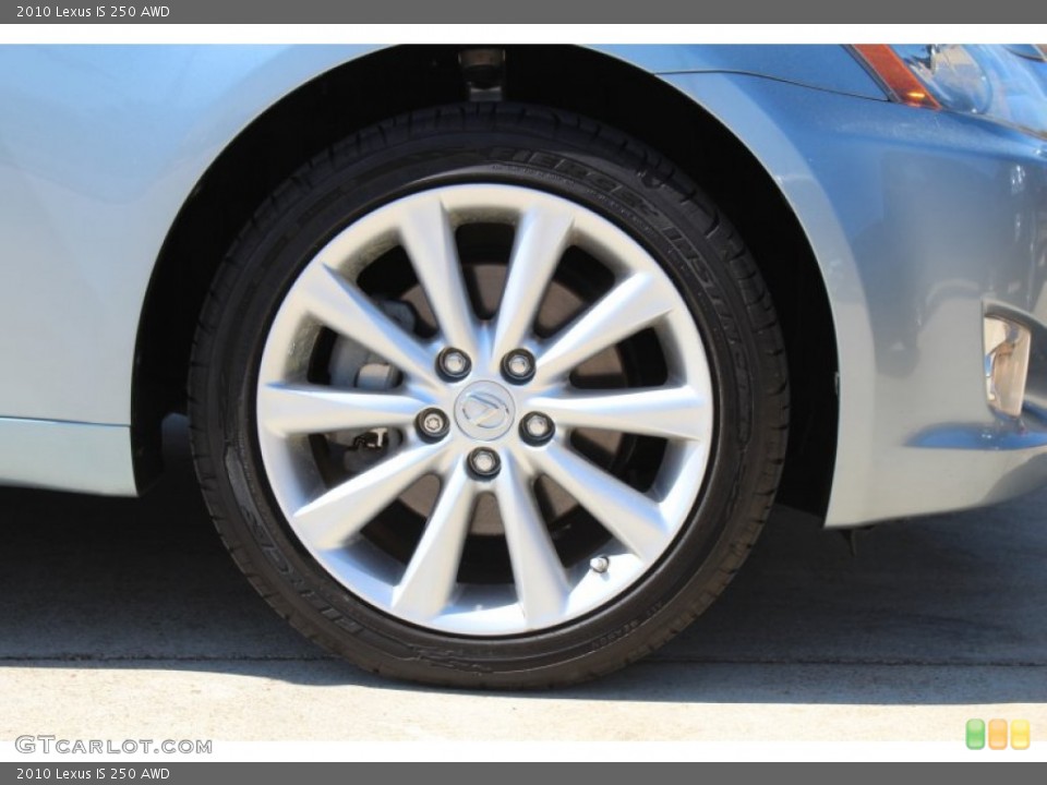 2010 Lexus IS 250 AWD Wheel and Tire Photo #80171433