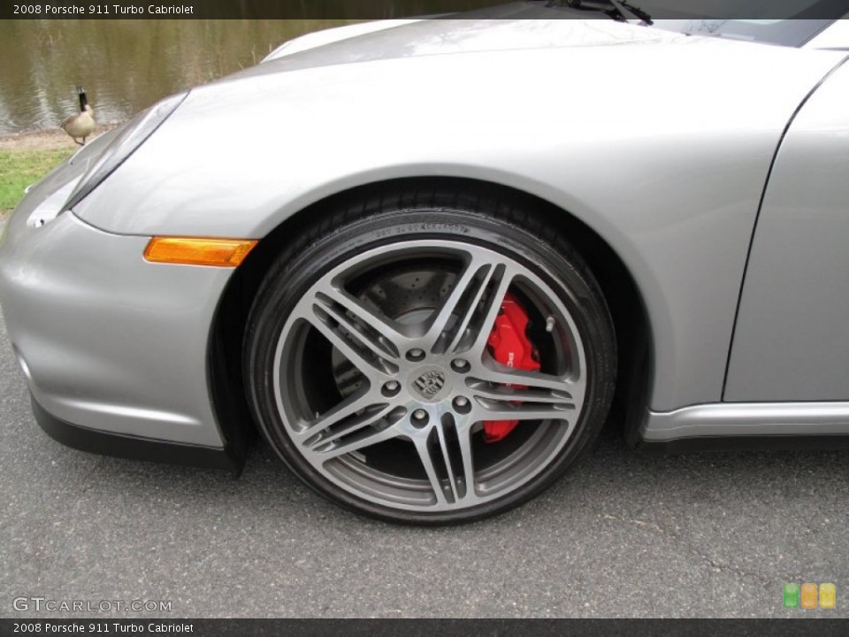 2008 Porsche 911 Turbo Cabriolet Wheel and Tire Photo #80181156