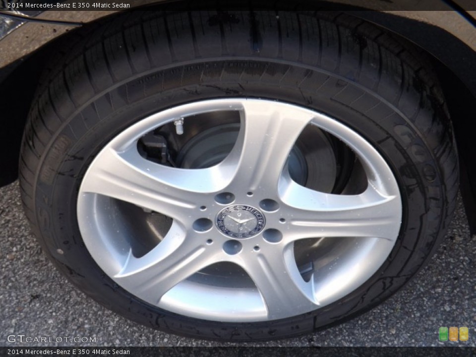 2014 Mercedes-Benz E 350 4Matic Sedan Wheel and Tire Photo #80181313