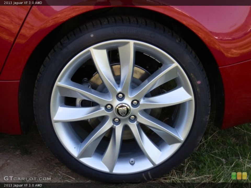 2013 Jaguar XF 3.0 AWD Wheel and Tire Photo #80182240