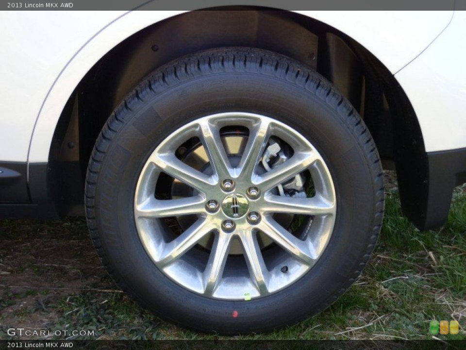 2013 Lincoln MKX AWD Wheel and Tire Photo #80182438