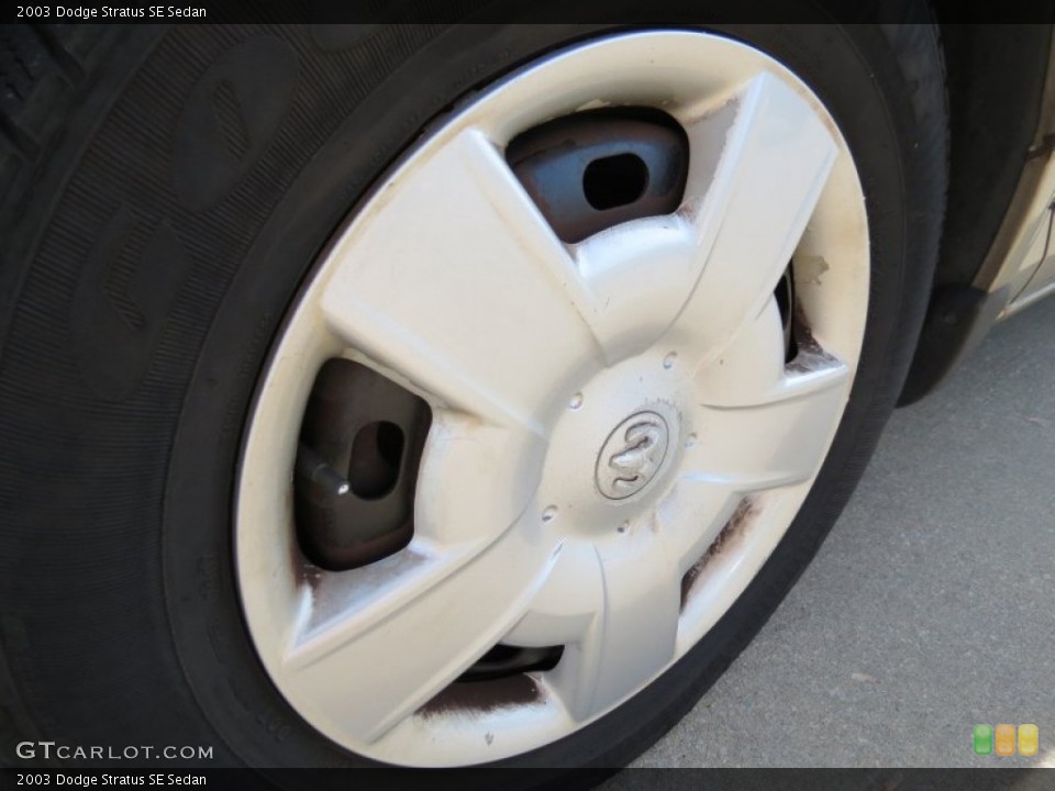 2003 Dodge Stratus SE Sedan Wheel and Tire Photo #80182798