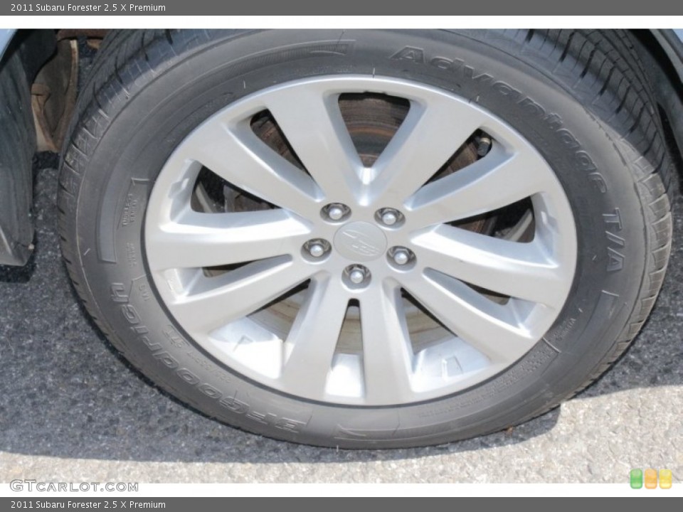 2011 Subaru Forester 2.5 X Premium Wheel and Tire Photo #80182907