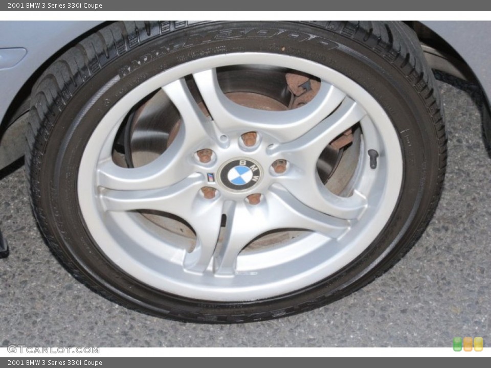 2001 BMW 3 Series 330i Coupe Wheel and Tire Photo #80183419