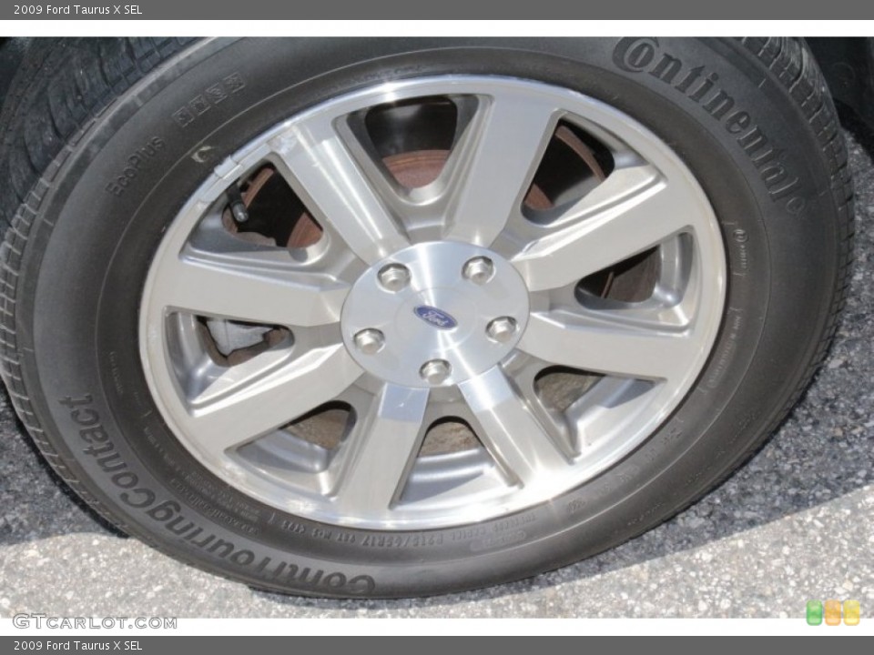 2009 Ford Taurus X SEL Wheel and Tire Photo #80184459
