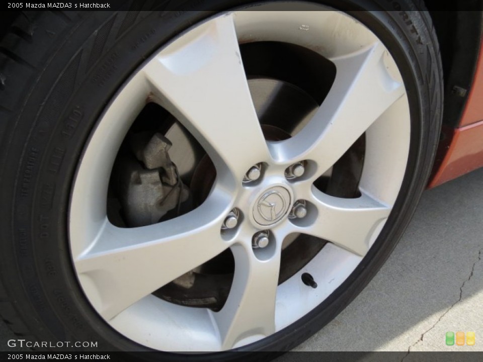 2005 Mazda MAZDA3 s Hatchback Wheel and Tire Photo #80185072