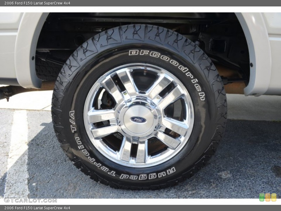 2006 Ford F150 Lariat SuperCrew 4x4 Wheel and Tire Photo #80185396