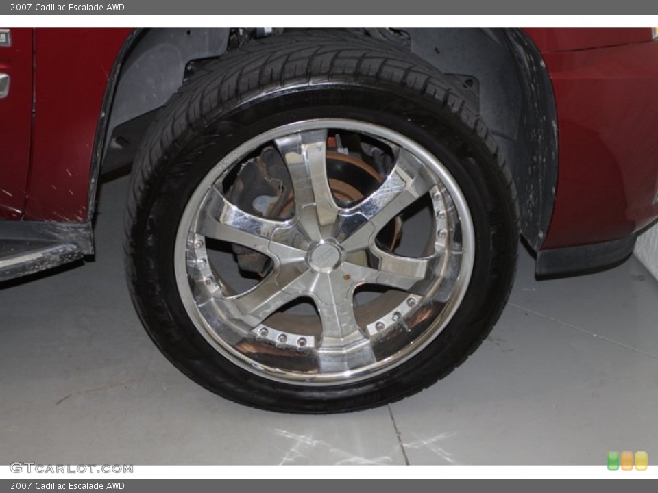 2007 Cadillac Escalade Custom Wheel and Tire Photo #80188522