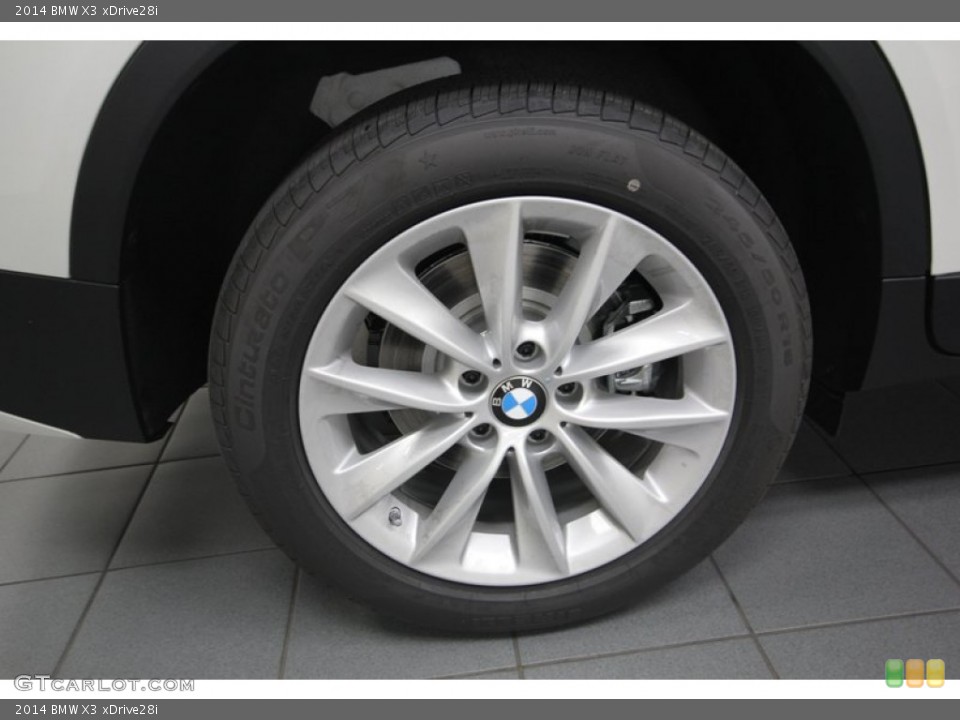 2014 BMW X3 xDrive28i Wheel and Tire Photo #80191996