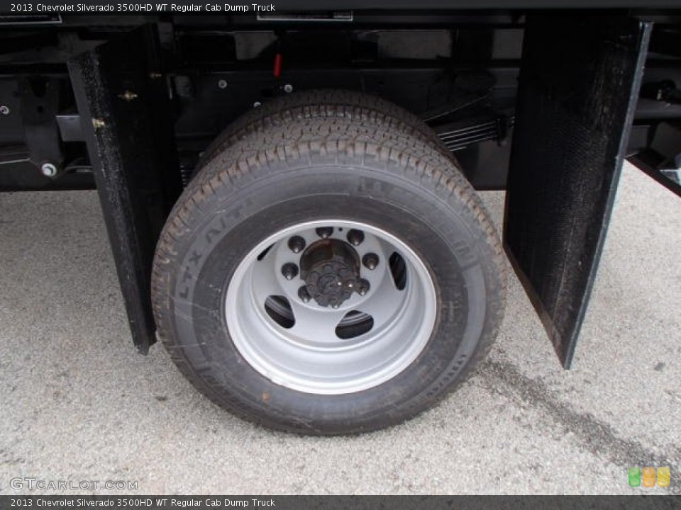 2013 Chevrolet Silverado 3500HD WT Regular Cab Dump Truck Wheel and Tire Photo #80192002