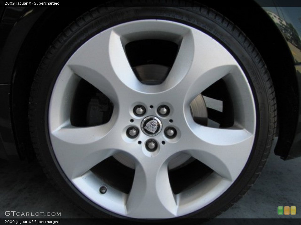 2009 Jaguar XF Supercharged Wheel and Tire Photo #80197909