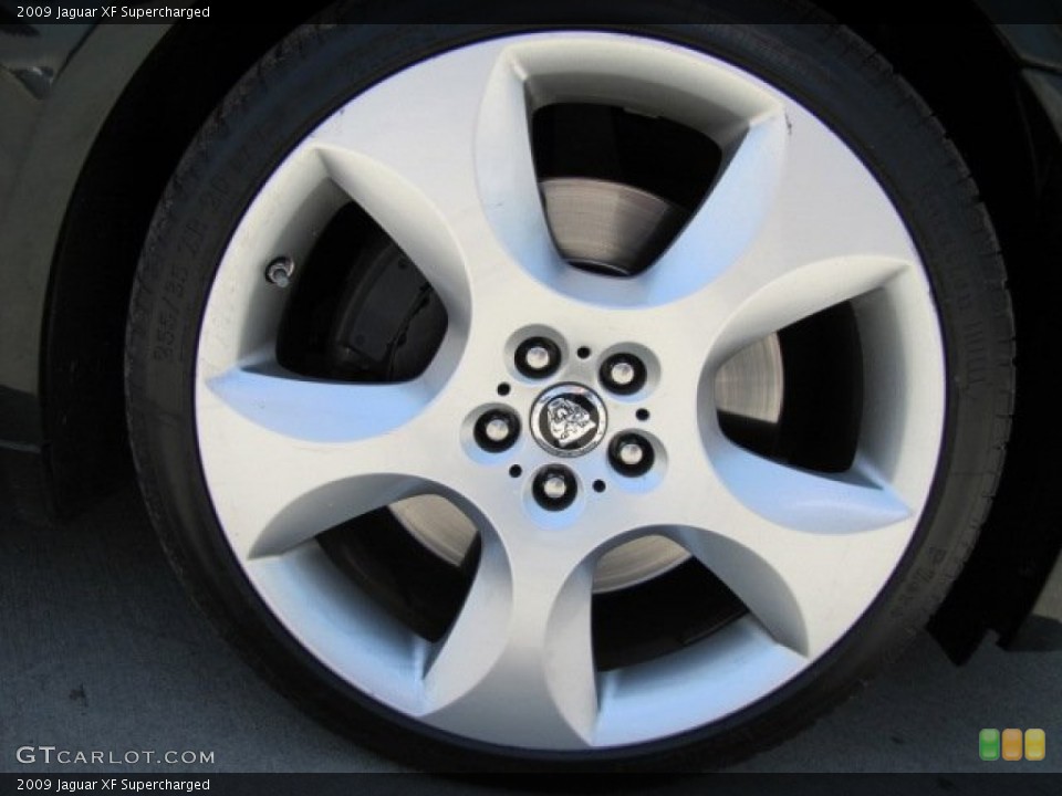 2009 Jaguar XF Supercharged Wheel and Tire Photo #80197924