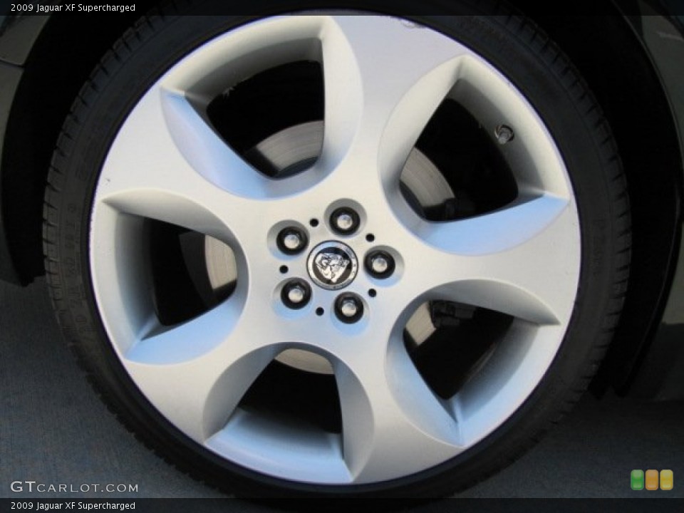 2009 Jaguar XF Supercharged Wheel and Tire Photo #80197933
