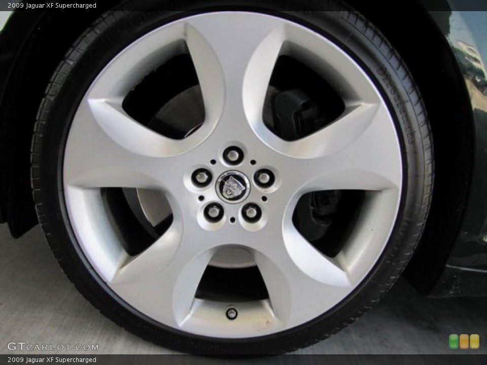 2009 Jaguar XF Supercharged Wheel and Tire Photo #80197948