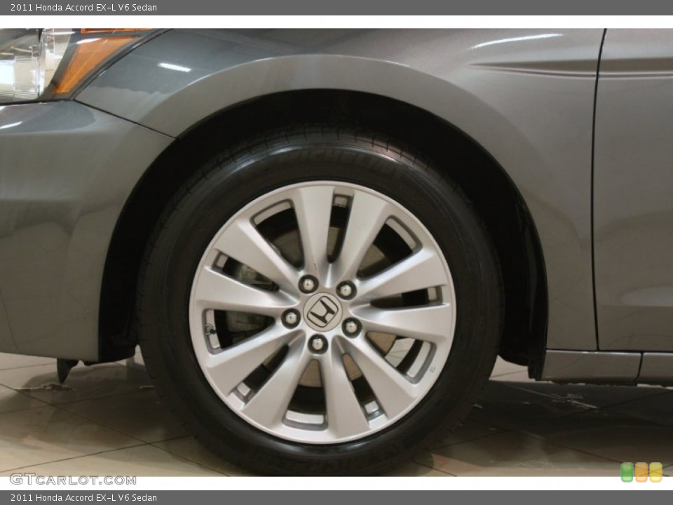 2011 Honda Accord EX-L V6 Sedan Wheel and Tire Photo #80206303