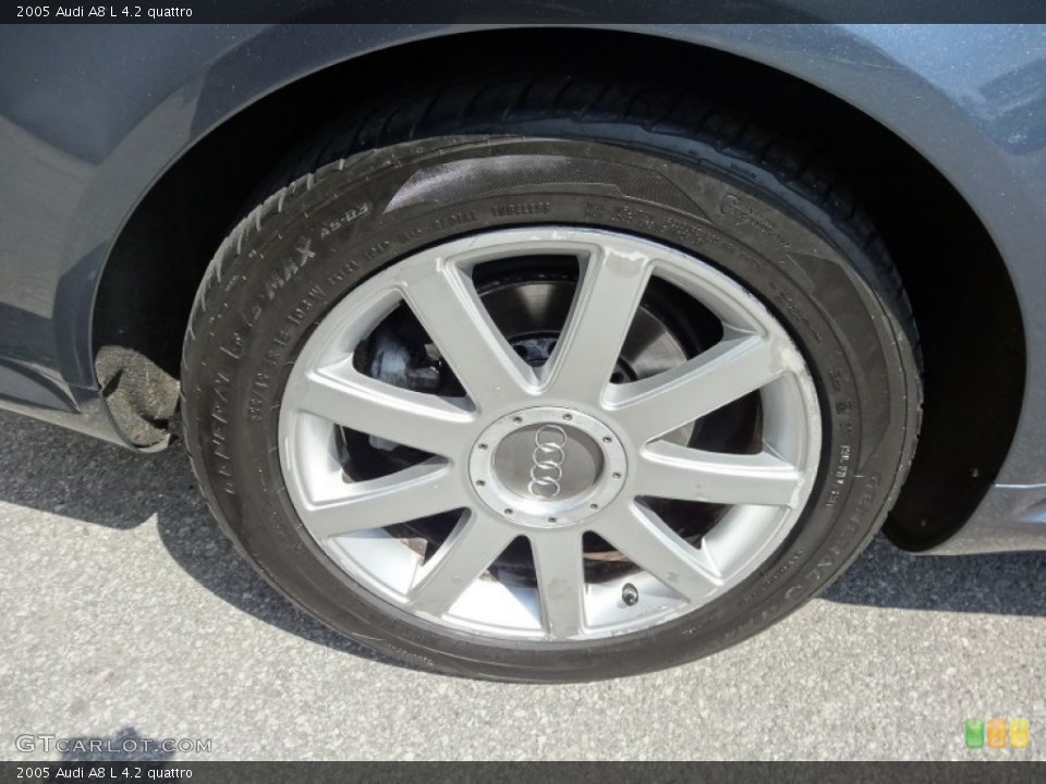 2005 Audi A8 L 4.2 quattro Wheel and Tire Photo #80206519