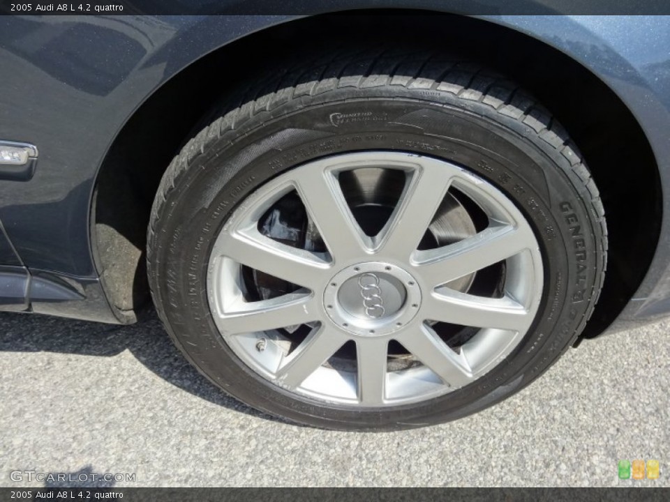 2005 Audi A8 L 4.2 quattro Wheel and Tire Photo #80206534
