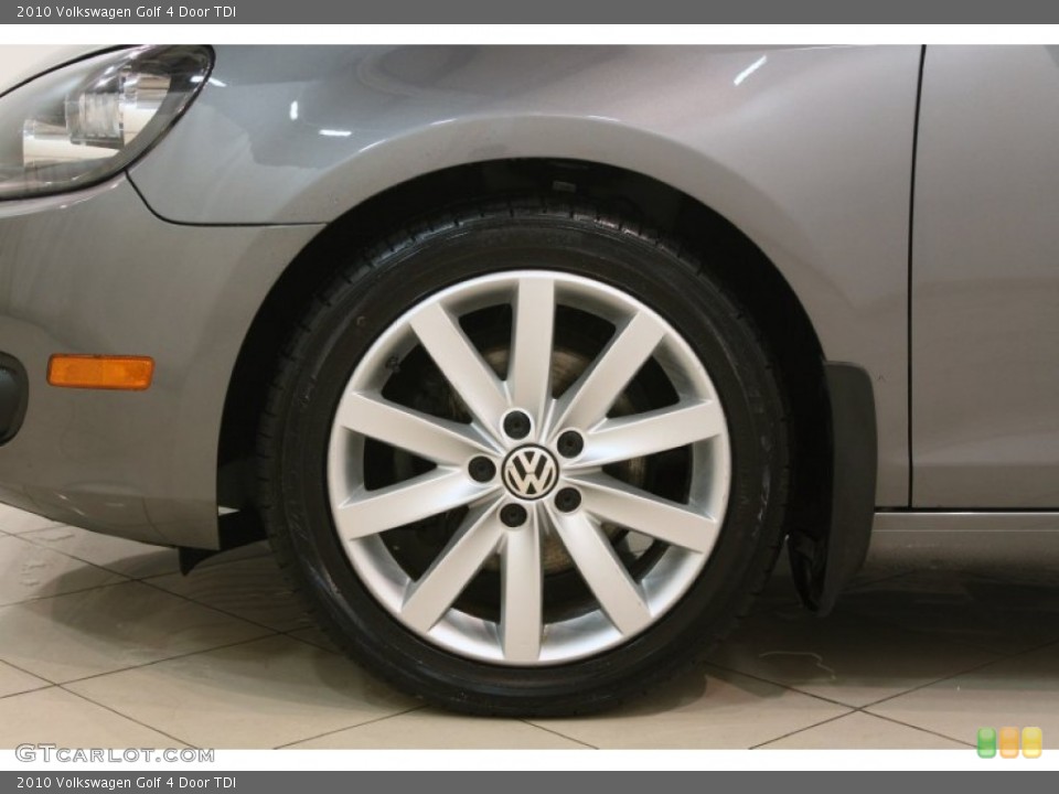 2010 Volkswagen Golf 4 Door TDI Wheel and Tire Photo #80209449